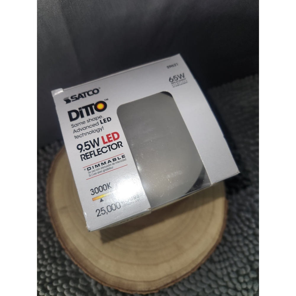 Satco S9621 105° Very Wide Flood LED 9.5W =65W BR30 Medium E26 3000K Soft White - Picture 3 of 7